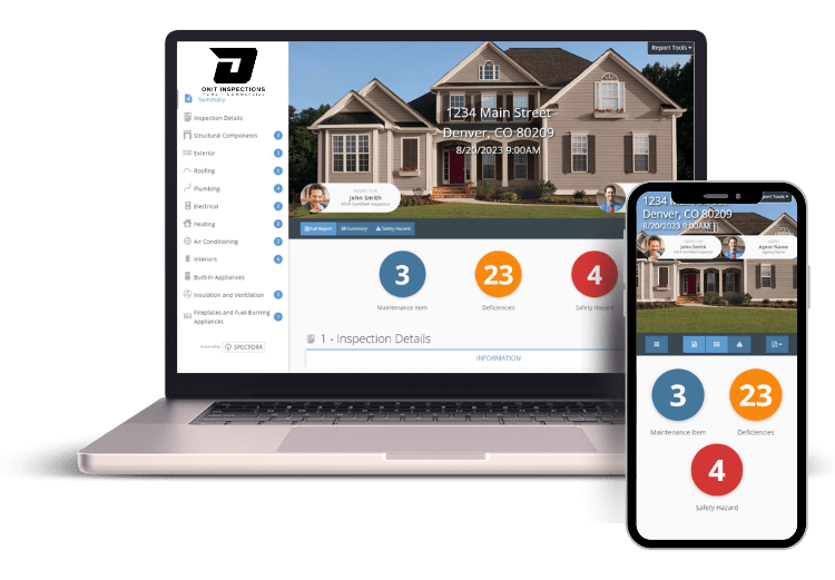 Our Spectora reports can be viewed on any device!